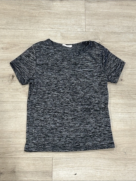 Olivia Rae Tops - Olivia Rae Black Heather Short Sleeve Crew Tee Size XS